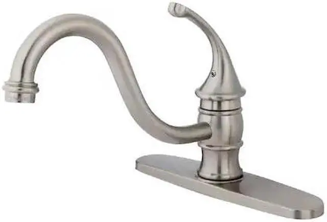 Alt view image 2 of 4 - Kingston Brass KB3578GLLS Single Handle 8 in. Kitchen Faucet without Sprayer