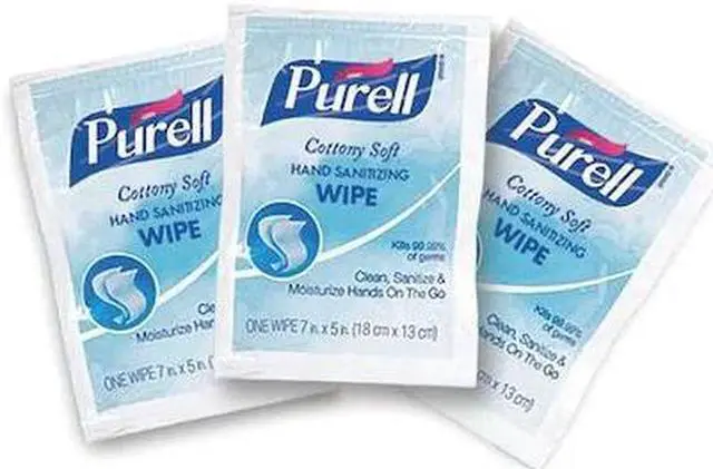 Alt view image 8 of 9 - Cottony Soft Hand Sanitizing Wipes, Single Packets, PK1000 PURELL 9026-1M