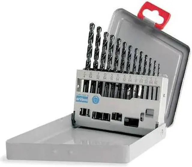 Alt view image 2 of 2 - CLE-LINE C21157 13PC 135 Degree Heavy-Duty Jobber Length Drill Set Cle-Line