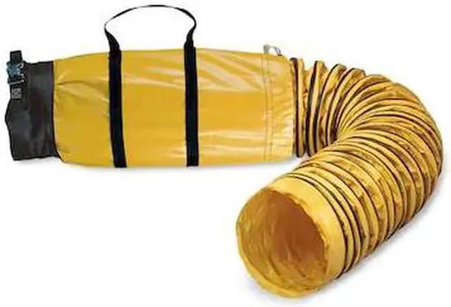 Main image of ALLEGRO INDUSTRIES 9550-25SB Ventilation Duct,Black/Yellow,25 ft L