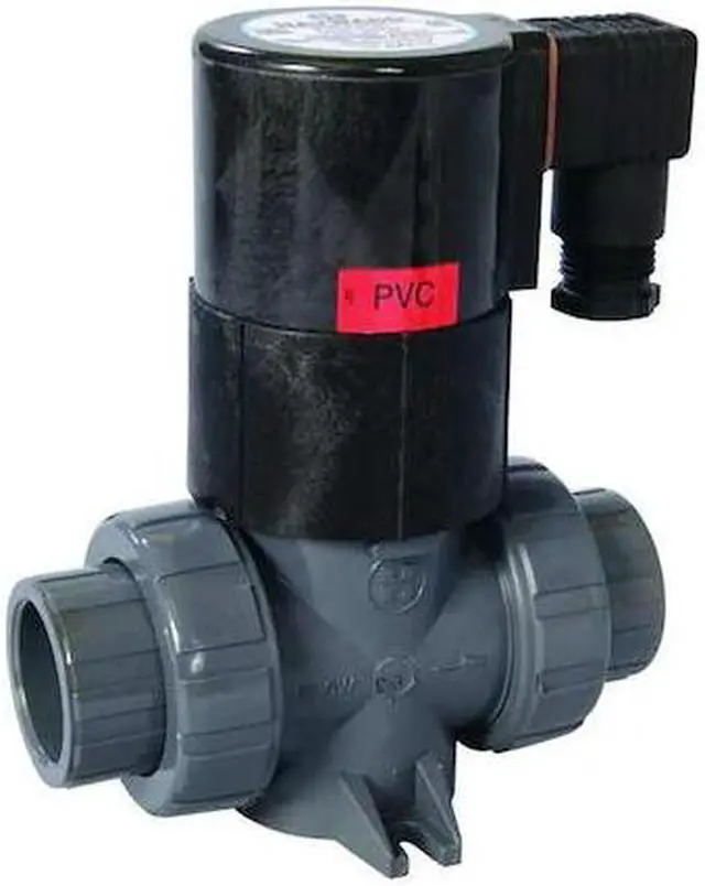 Alt view image 2 of 2 - HAYWARD SV10075STE 120VAC PVC Solenoid Valve, Normally Closed, 3/4 in Pipe Size
