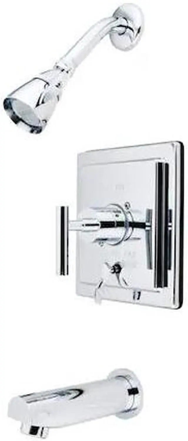 Alt view image 2 of 3 - Kingston Brass KB86510CML Single Handle Tub & Shower Faucet