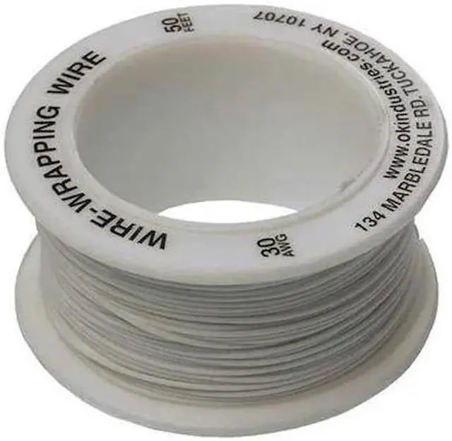 Main image of OK INDUSTRIES R-30W-0050 30 AWG Wire Wrapping Wire 50 ft. WT
