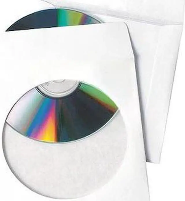 Alt view image 5 of 13 - Quality Park Tech-No-Tear Poly/Paper Cd/Dvd Sleeves, 100/Box 77203