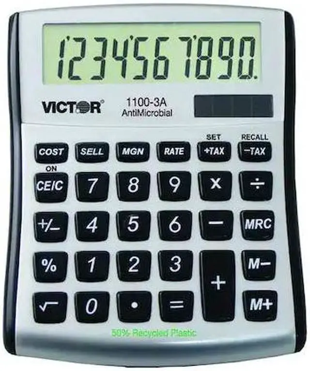 Alt view image 8 of 14 - VICTOR VCT1100-3A Victor 1100-3A 8 Digit - Mini Desktop-Anti-Micro
