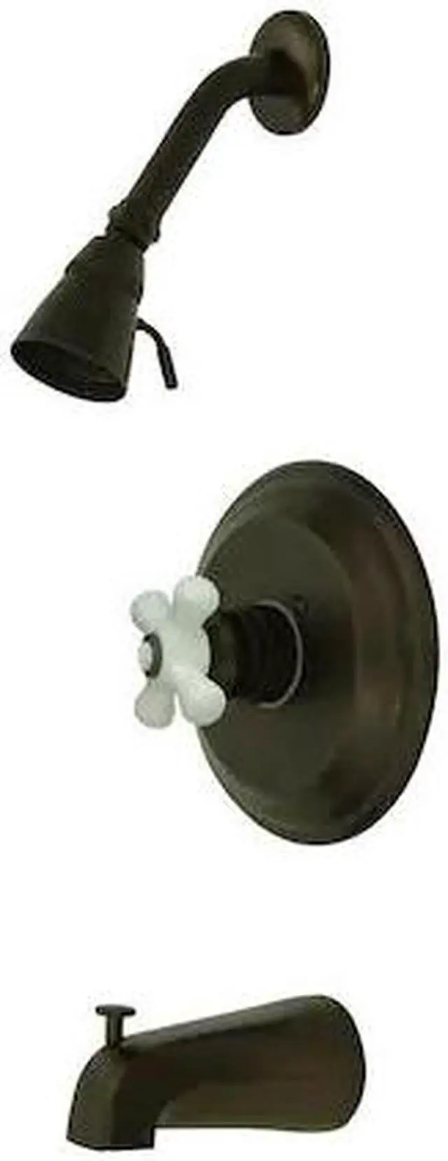 Alt view image 4 of 5 - Kingston Brass KB3635PX Pressure Balance Tub & Shower Faucet - Oil Rubbed Bronze