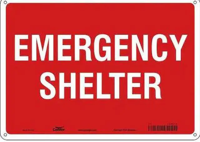 Main image of CONDOR 465R31 Safety Sign,14" Wx10" H,0.032" Thickness