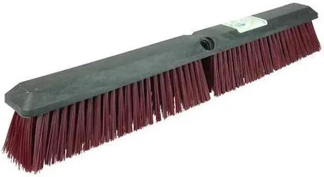 Main image of WEILER 42354 24" Green Works Sweep Coarse Maroon Fill with Foam Block