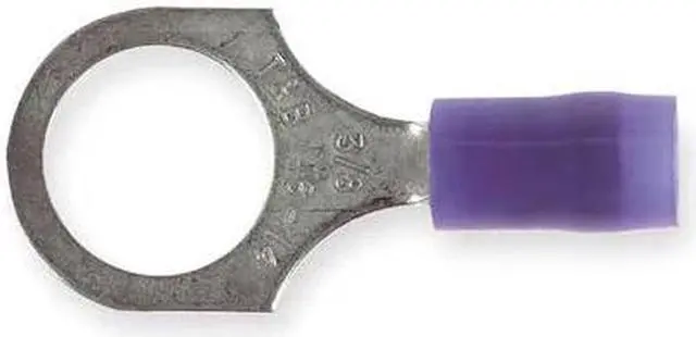 Alt view image 2 of 2 - STA-KON RB14-12 Ring Terminal, 1/2 in Stud Size, 14 AWG, 600 V, Nylon