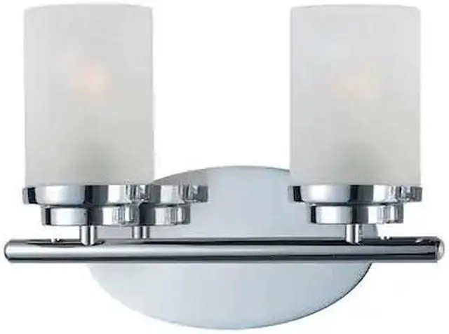 Main image of MAXIM 10212FTPC Corona 2-Light 12" Wide Polished Chrome Vanity Light