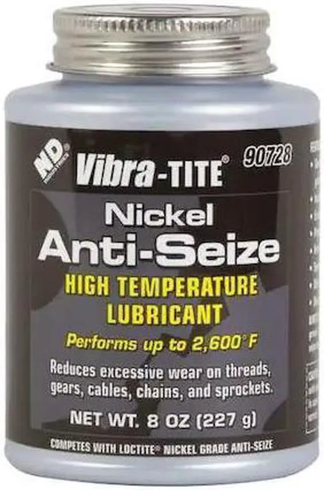 Alt view image 3 of 3 - Nickel,  Anti-Seize Compound,  -65°F,  2600°F,  8 oz.,  Brush-Top Can