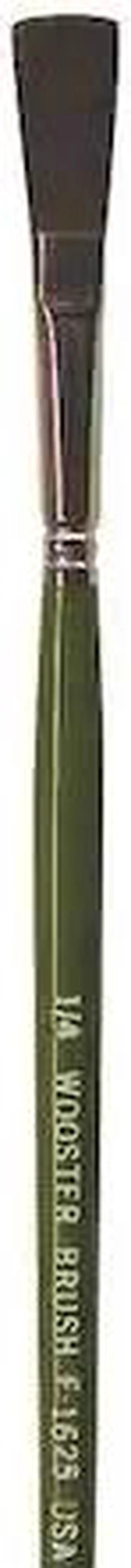 Alt view image 2 of 2 - WOOSTER F1625-1/4 1/4" Artist Paint Brush, Ox Hair Bristle, Wood Handle