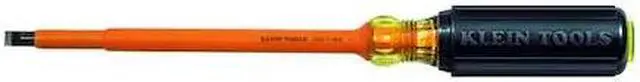 Main image of KLEIN TOOLS 602-7-INS Insulated Slotted Screwdriver 5/16 in Round