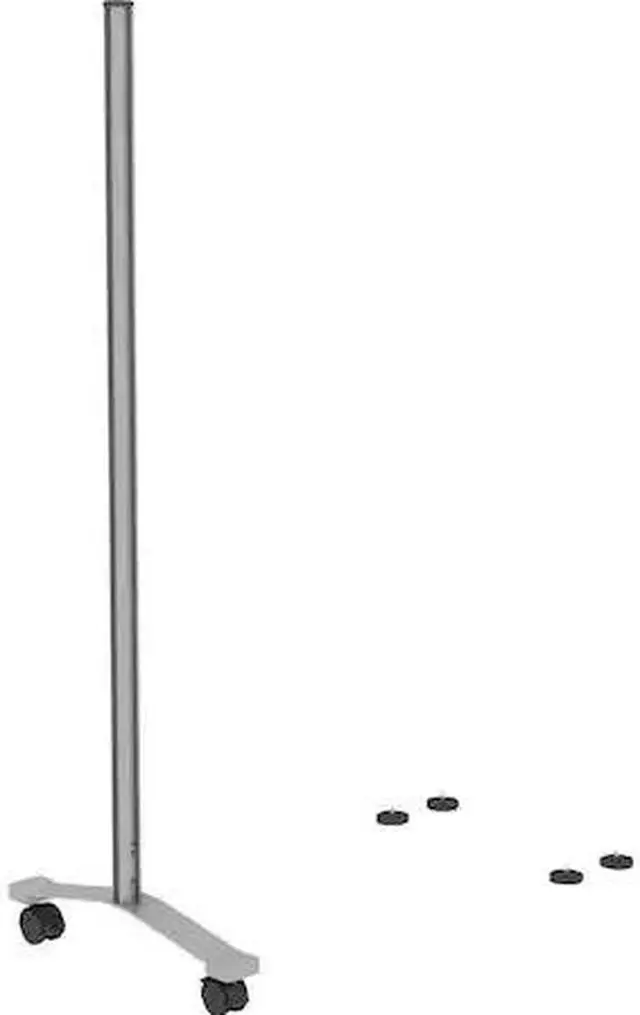 Alt view image 5 of 20 - Lorell Legs, F/Panel Dividers, W/Casters, 18-3/4"X2"X48-3/8", Sr (LLR90272)