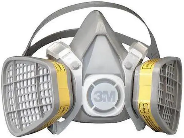 Main image of 3M 5203 Half Mask Respirator Kit, 2 Cartridges Included, 5000 Series, Acid Gas