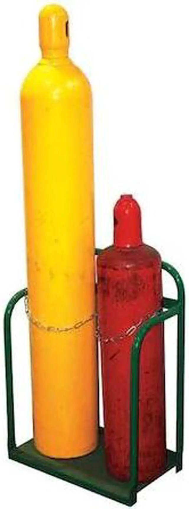 Alt view image 2 of 2 - SAFTCART 301S Dual Cylinder Stand,Steel,29 In. H