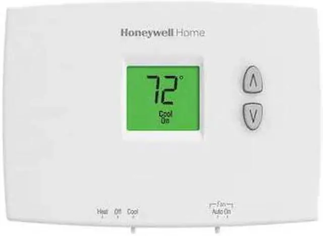 Alt view image 2 of 5 - Honeywell Low V T-Stat, Stages Heat 1, Stages Cool 1 White   TH1110DH1003