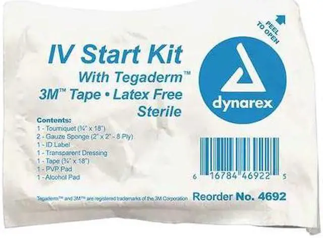 Alt view image 2 of 3 - DYNAREX 4692 IV Start Kit, Polyethylene, Tyrek, 5 5/16 in L, 3 15/16 in W