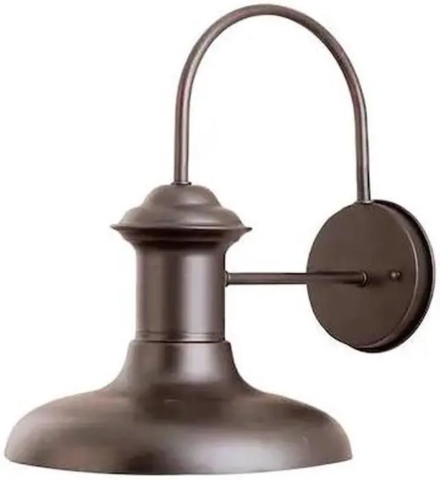 Main image of MAXIM 35001EB Wharf 1-Light 8" Wide Empire Bronze Outdoor Wall Sconce