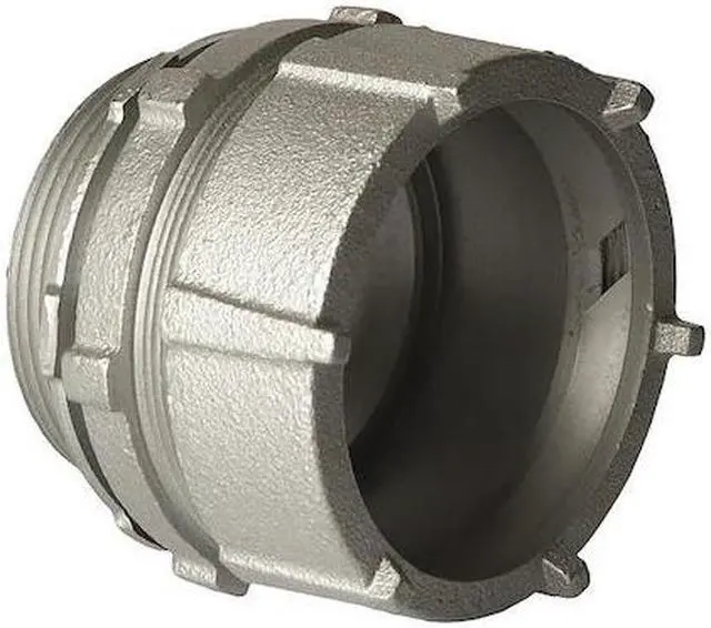 Main image of RACO 1816 IMC/Rigid Grounding Connector, 4 in, Compression, Steel, Zinc Plated,