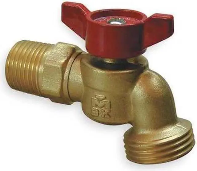 Main image of ZORO SELECT 103-053HN Hose Bibb,Quarter Turn,Standard,1/2 In M
