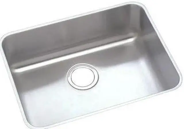 Alt view image 4 of 4 - Elkay Lustertone Eluhad191655 Single Bowl Undermount Stainless Steel Ada Sink