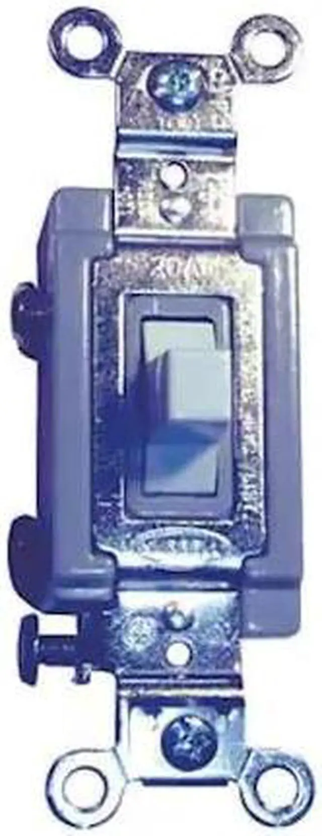 Alt view image 2 of 2 - HUBBELL WIRING DEVICE-KELLEMS HBL1557W Wall Switch,20A,White,3-Position,Toggle