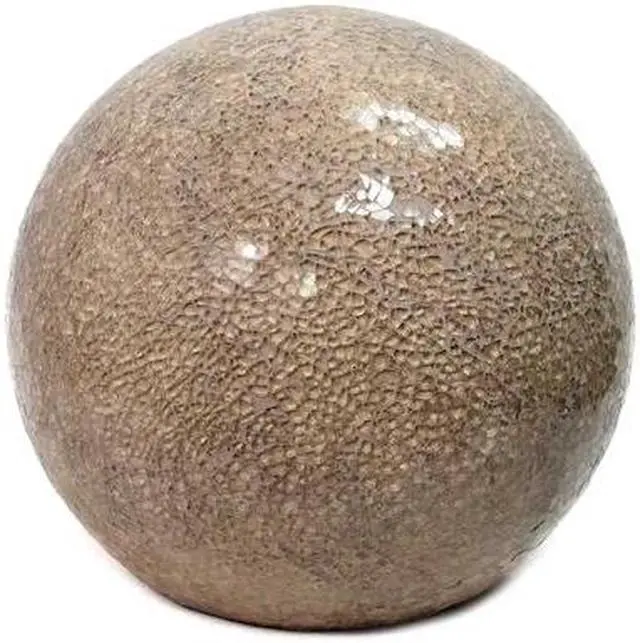 Alt view image 7 of 19 - Simple Designs 1 Light Mosaic Stone Ball Table Lamp, Champagne