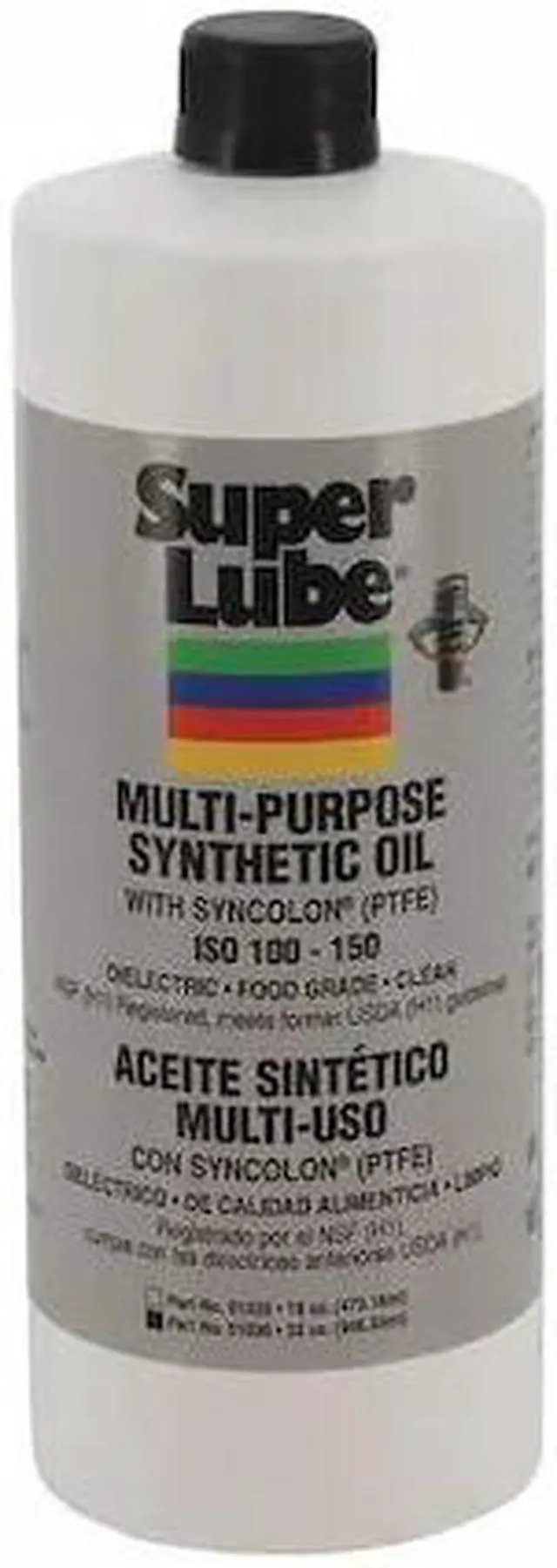 Alt view image 2 of 2 - SUPER LUBE 51030 1 qt Bottle, Hydraulic Oil, 118 ISO Viscosity, 85W SAE