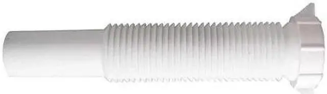 Main image of ZORO SELECT 1PPC7 1-1/4 " Dia., polypropylene, White/Plastic Finish, Lavatory