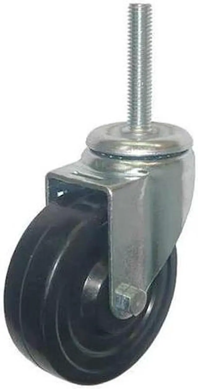 Main image of ZORO SELECT 20TM33 Swivel Stem Caster,Rubber,4 in.,170 lb.
