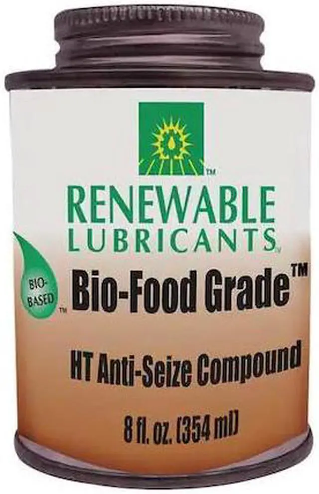 Main image of RENEWABLE LUBRICANTS 87561 Anti-Seize,Grease,8 oz,Brush Top Can
