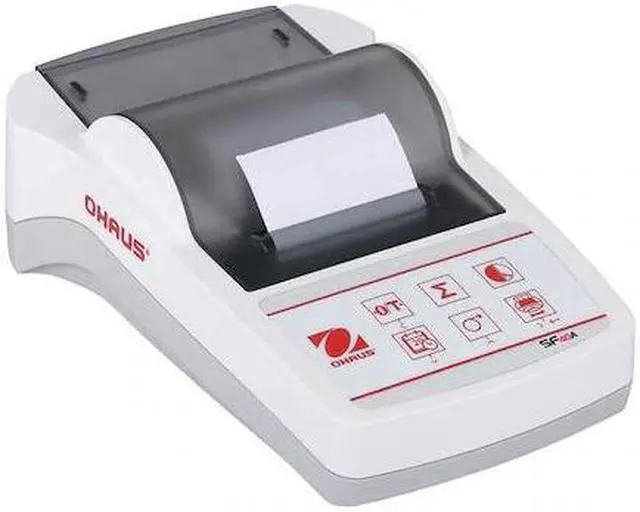 Main image of White Printer, Connection Ports (1) RS-232 OHAUS 30064203
