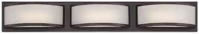 Main image of NUVO 62-316 Mercer LED Wall Sconce Georgetown Bronze, Height: 4"