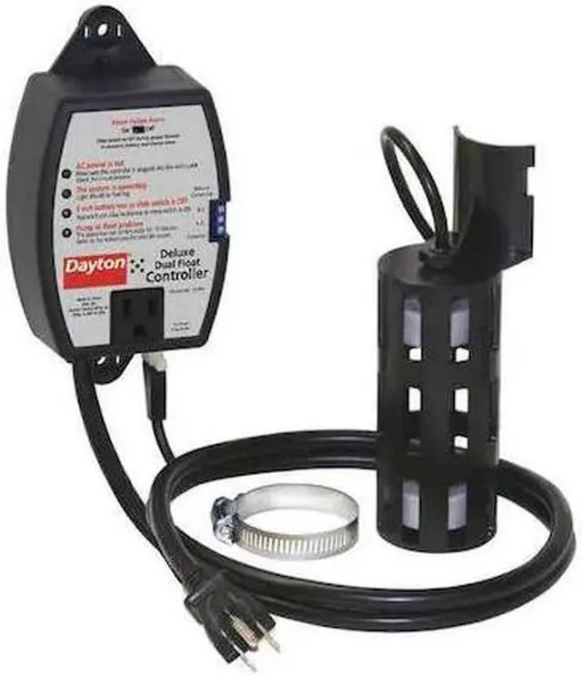 Alt view image 2 of 3 - DAYTON 1APP4 NO Caged Dual Micro-reed Float Switch 120VAC