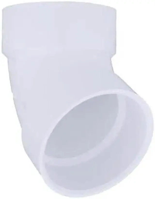 Alt view image 2 of 2 - ZORO SELECT 1WKL1 PVC Elbow, 60 Degrees, Hub, 4 in Pipe Size