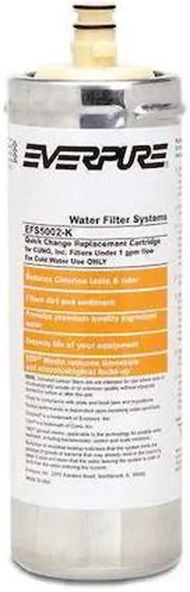 Main image of EVERPURE EV975111-75 Quick Connect Filter, 1 gpm, 5 Micron, 4" O.D., 10 1/2 in H