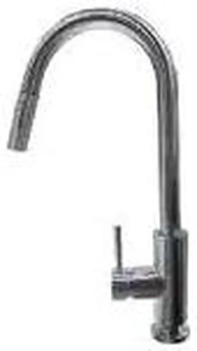 Main image of LIPPERT 719333 Flow-Max 719333 Pull Down Single Hole Faucet; Bullet Style