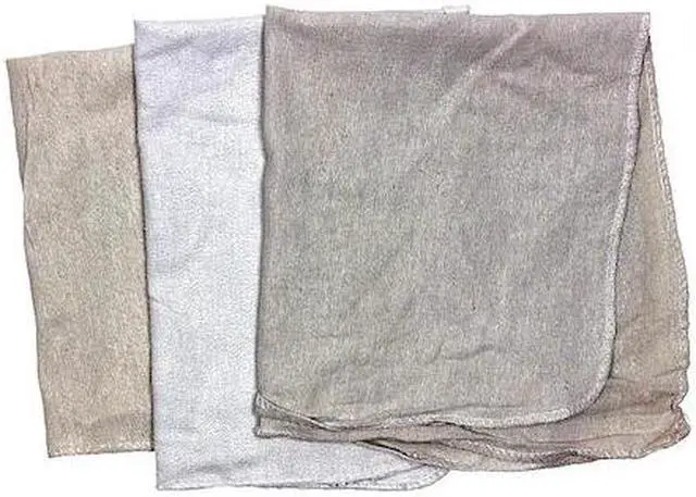 Main image of ZORO SELECT 346-50N Recycled Cotton Flannel Cloth Rag 50 lb. Varies Sizes, White