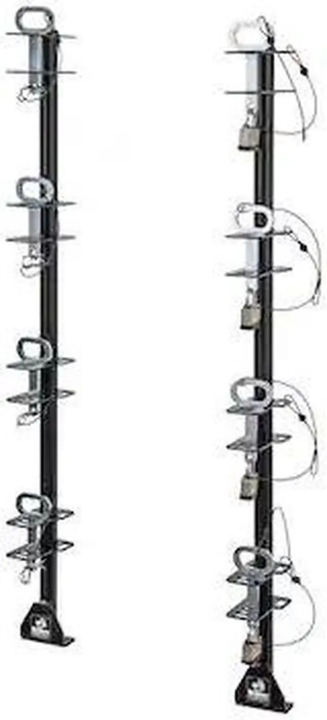 Main image of BUYERS PRODUCTS LT14 4-Position Channel Style Lockable Trimmer Rack for Open