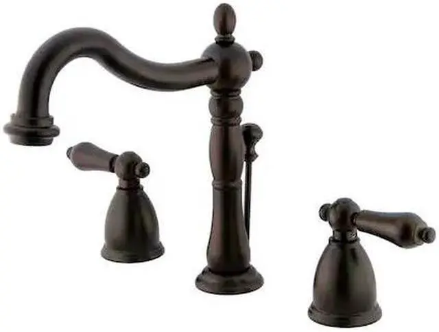 Alt view image 4 of 8 - HERTIAGE WIDE SPREAD LAV FCT ORB, METAL LEVER-Oil Rubbed Bronze Finish