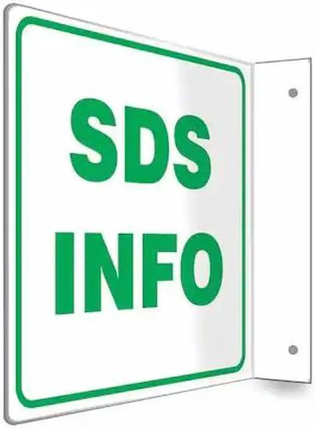 Main image of CONDOR 480W91 High Visibility Safety Sign, 8 in Height, 8 in Width, PETG,