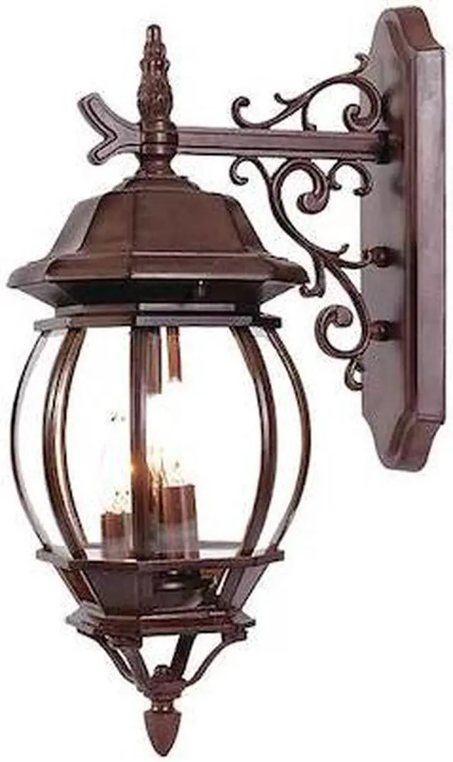 Main image of ACCLAIM LIGHTING 5152BW Wall Light,Burled Walnut,3-Light