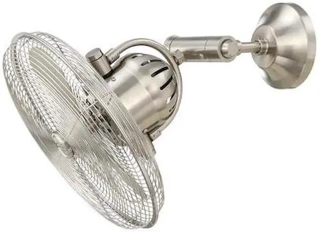 Main image of CRAFTMADE BW414BNK3 14" Cage Wall Mount Fan with Adjustable Arm