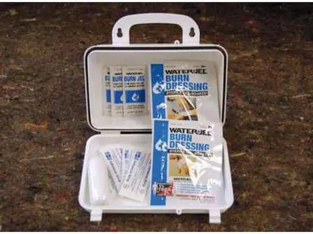 Alt view image 3 of 3 - MEDIQUE 56401 Burn Care Kit, Plastic 11 Components, 1 People Served