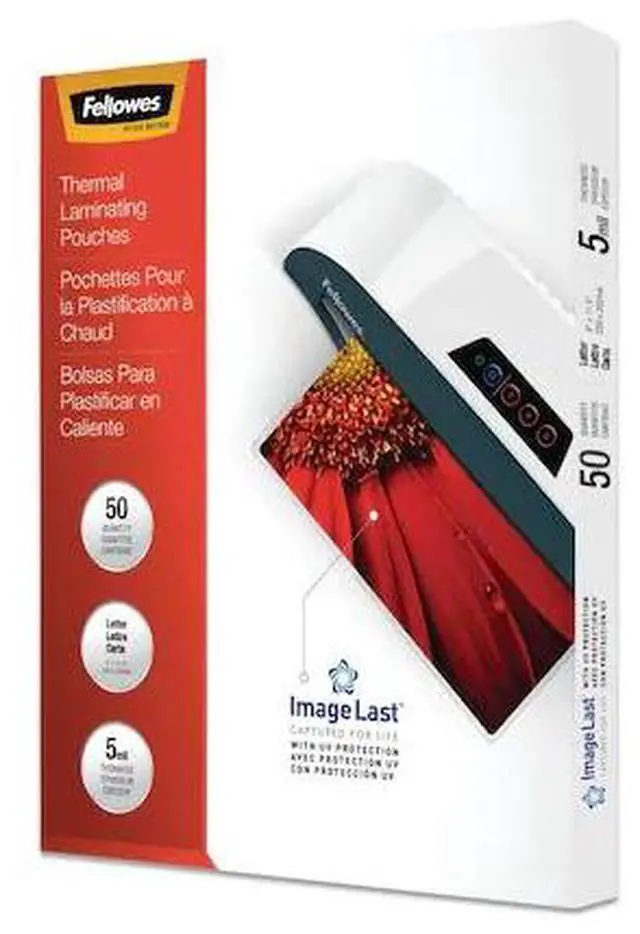 Alt view image 10 of 20 - FELLOWES 5204002 Fellowes 5204002 5mm letter-size laminating pouches 50 pk