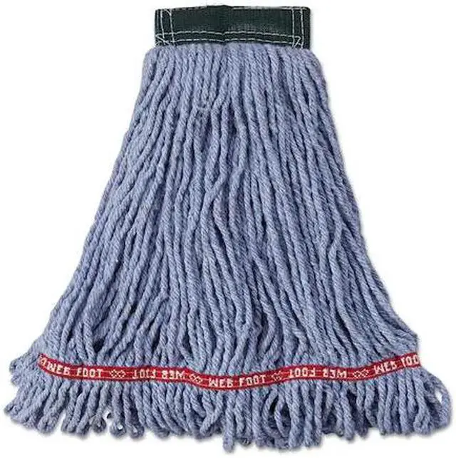 Alt view image 2 of 7 - Rubbermaid Side Gate Synthetic String Mop Head, Blue FGA25206BL00
