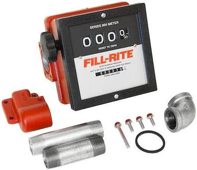 Alt view image 2 of 2 - FILL-RITE 901CMK4200 4-Wheel Mechanical Meter,1 FNPT,6-40 gpm