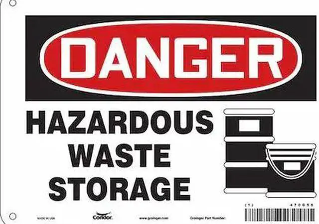 Main image of CONDOR 470G56 Safety Sign, 7 in Height, 10 in Width, Aluminum, Vertical