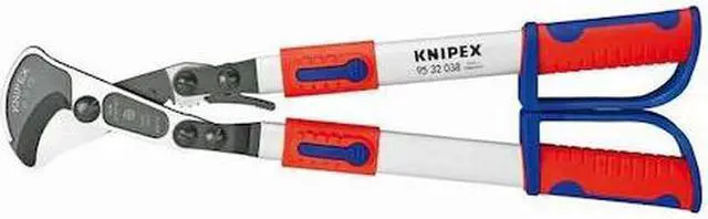 Alt view image 2 of 10 - KNIPEX 95 32 038 Comfort Grip Ratcheting Type Cable Cutters